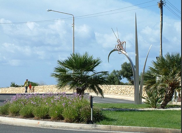 ‘Il-Gurat’ a sculpture by Gozo based artist Paolo Giordanella