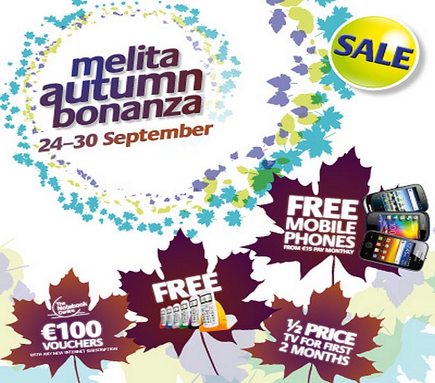 Discounts and freebies with Melita’s Autumn Bonanza