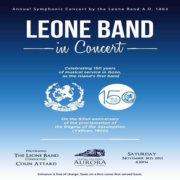 The Leone Band in Concert next Saturday at the Aurora The Leone Band in Concert next Saturday at the Aurora