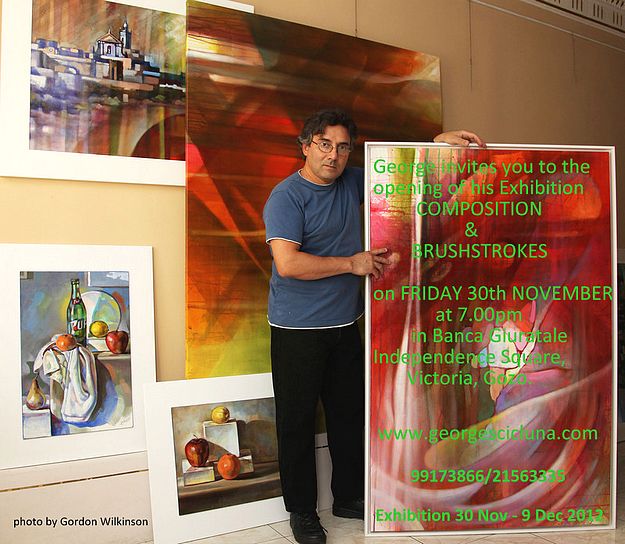 Compositions & Brushstrokes exhibition by George Scicluna Compositions & Brushstrokes exhibition by George Scicluna