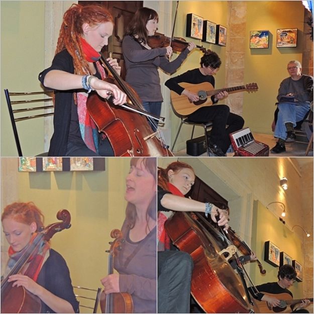 Concert of Celtic music by Celarda at the Banca Giuratale
