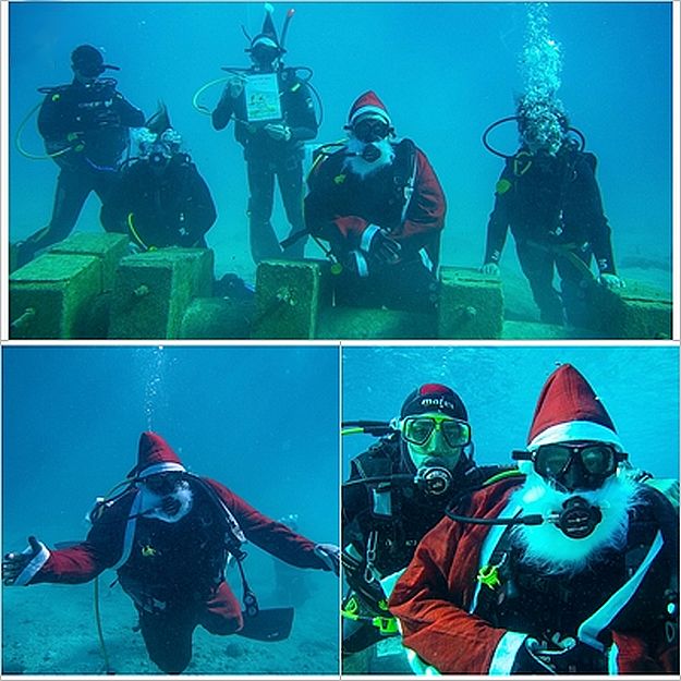 E.R.R.C. Christmas Day ‘Photo with Santa Underwater’