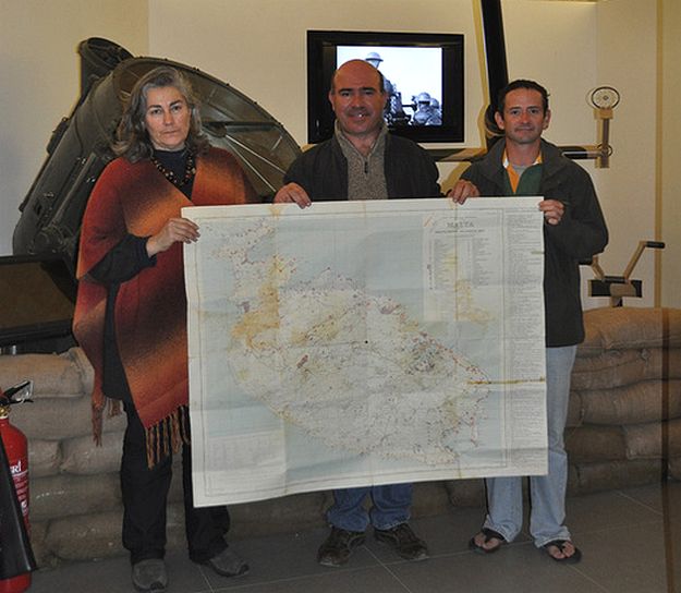 A rare wartime Italian map of Malta donated to FWA