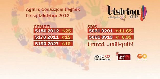 l-Istrina gets underway in Malta at noon and 7pm in Gozo