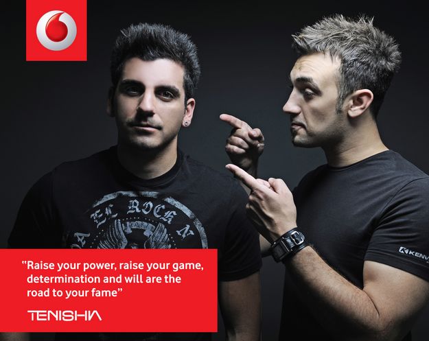 Vodafone teams up with Tenishia to “Raise their Game”