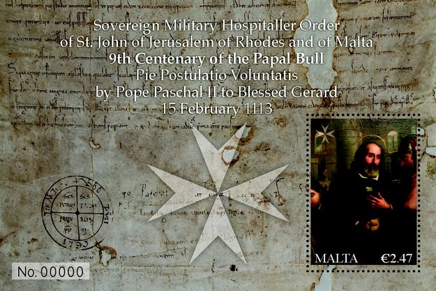 MaltaPost to commemorate the Papal Bull 9th Centenary