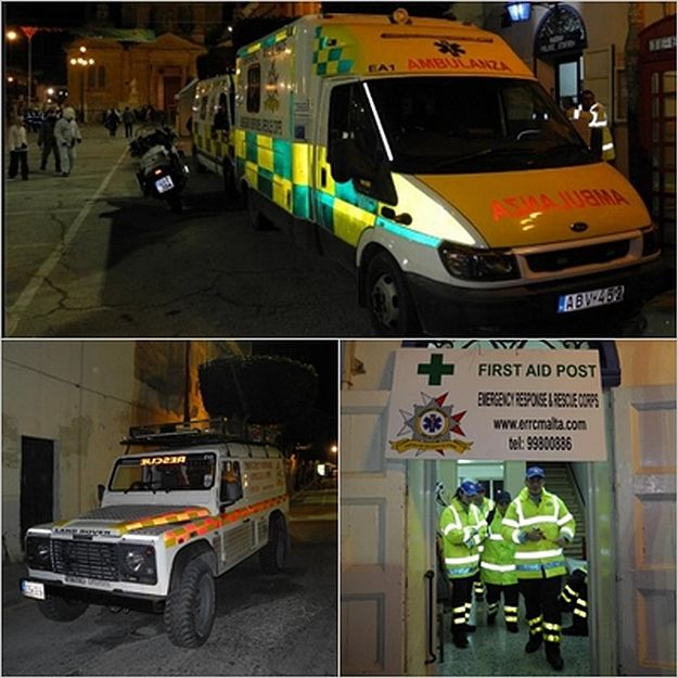 Gozo’s ERRC provides emergency cover at Nadur Carnival