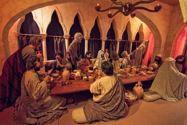 Last Supper display at the Nadur Males MUSEUM in Gozo