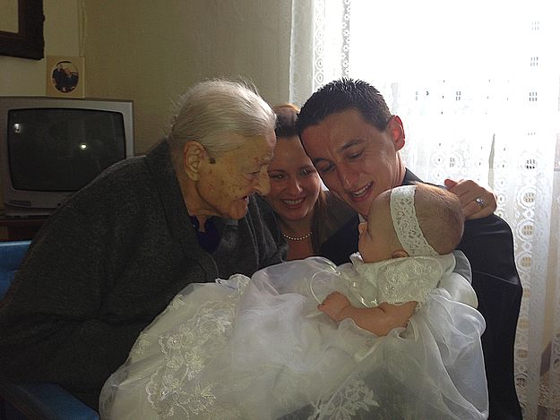 Ersilja Gatt of Victoria celebrates her 101st birthday