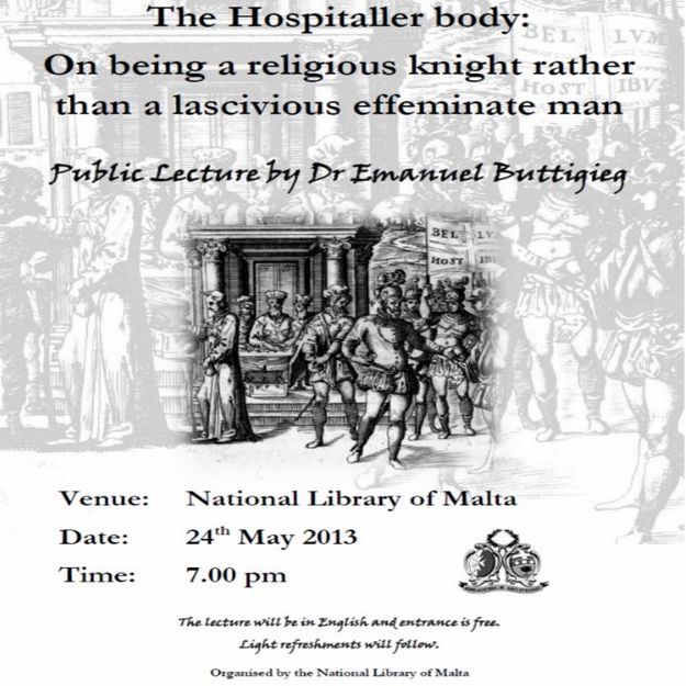 A National Library public lecture by Dr Emanuel Buttigieg
