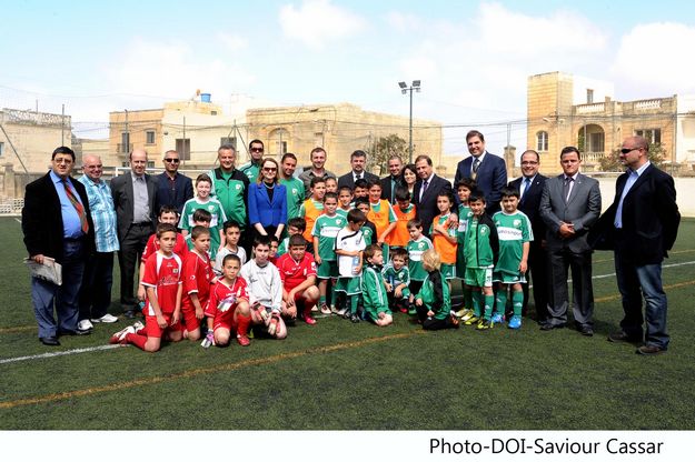 President Abela visits Don Bosco Football Nursery, Gozo