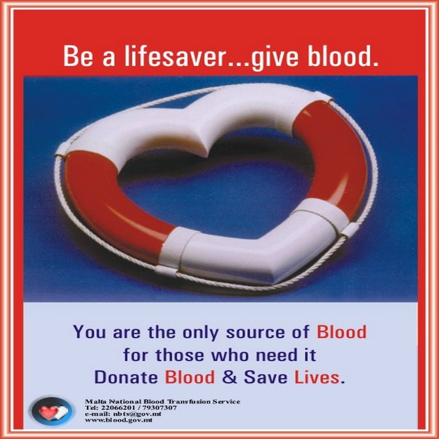 Blood Donation Area open next Sunday at the Gozo Hospital
