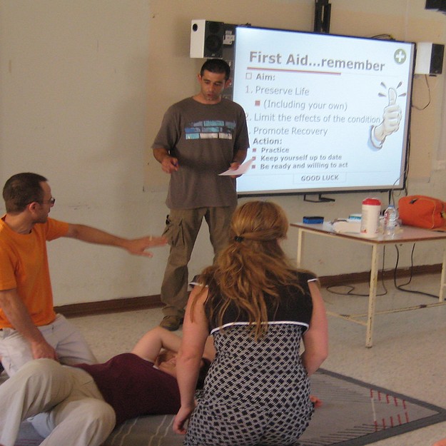 First Aid Course held for staff members at Sir M.A. Refalo