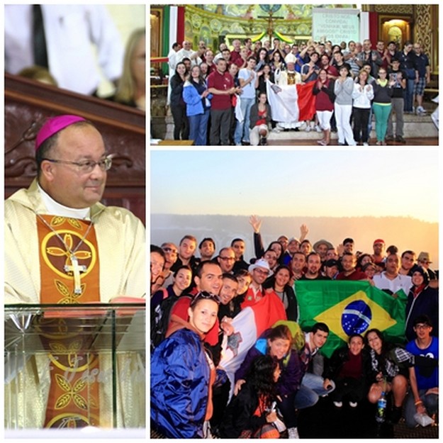 Bishop Scicluna & 70 youths attend Rio13 World Youth Day