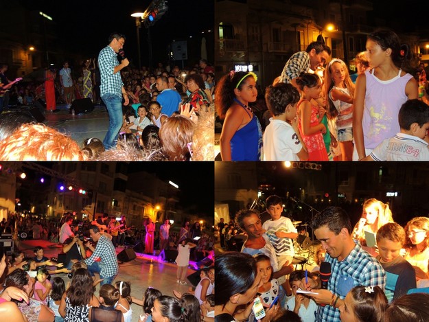 Gianluca special concert entertains the crowds in Marsalforn