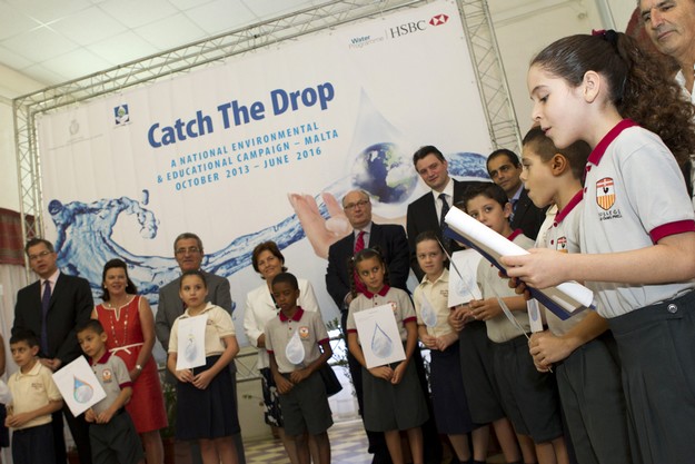 HSBC launches €500,000 ‘Catch the Drop’ campaign in Malta