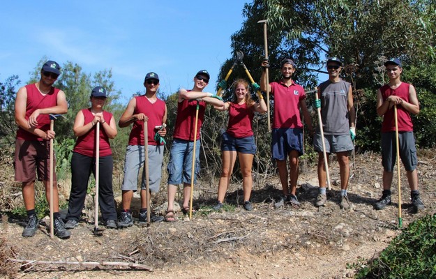 Volunteers clean-up at Calypso Cave & repair Ramla fences