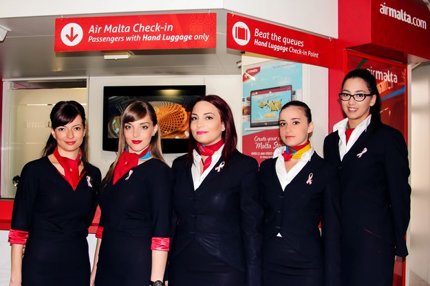 Air Malta assists the Breast Care Support Group Europa Donna Malta