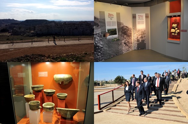 The Ggantija Heritage Park project inaugurated today in Xaghra