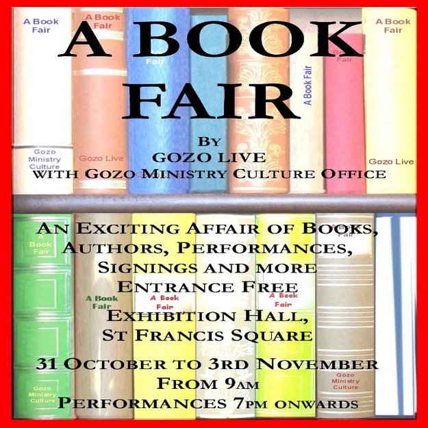 Book Fair by Gozo Live, with books, authors, performances and much more