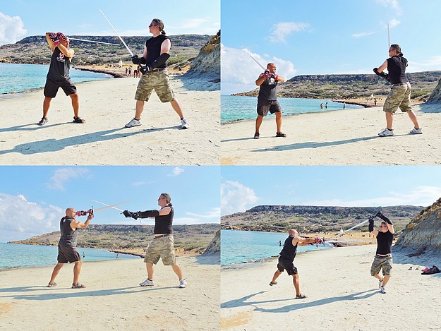 Ramla was the backdrop for training with Longsword simulators