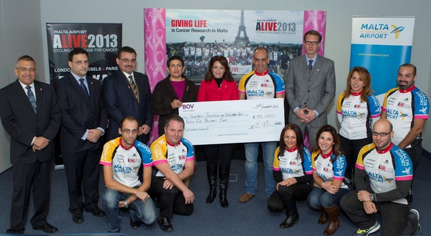 ALIVE 2013 raised the sum of €55,000 to benefit breast cancer research