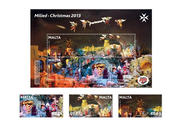 MaltaPost to issue the Christmas 2013 Stamp Set this coming Monday