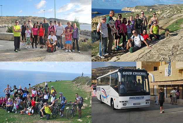 Perfect weather for Mgarr to Dwejra charity hike in aid of St Rita's Home