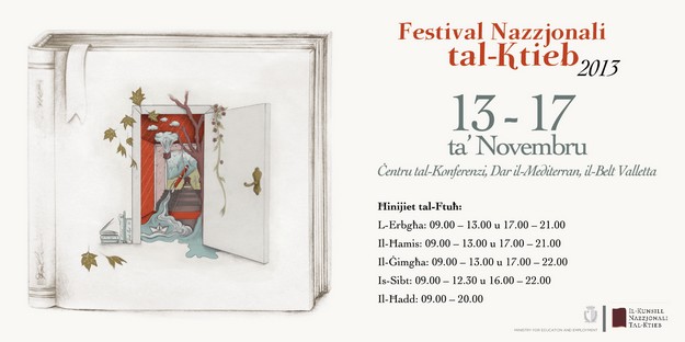 ‘National Book Festival’ opens this coming Wednesday in Valletta