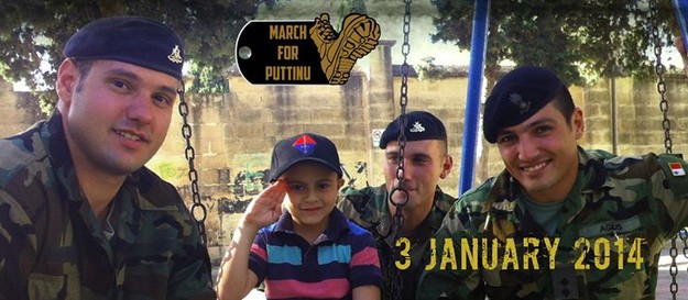 110 AFM soldiers in 15km march and swim in aid of Puttinu Cares