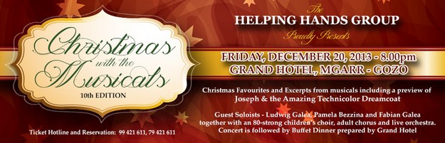 ‘Christmas with the Musicals,’ 10th edition with the Helping Hands Group