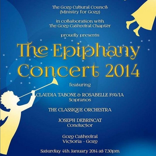 ‘The Epiphany Concert 2014’ at the Gozo Cathedral this Saturday