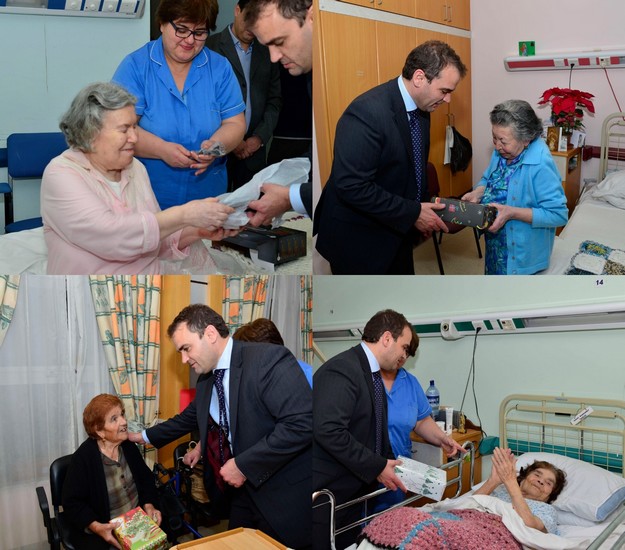 Dr Franco Mercieca visits elderly residents at ‘Dar Sant’Anna’ in Gozo