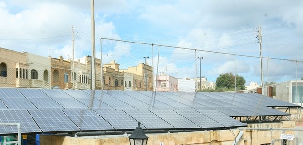 Green football at Xaghra United with a new Photovoltaic System