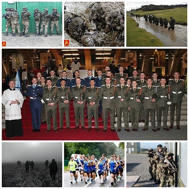 Two junior AFM Officers graduate from 15-month course in Ireland