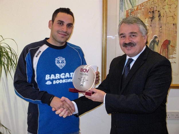 Joseph Vella is the BOV player of the month for December Joseph Vella is the BOV player of the month for December
