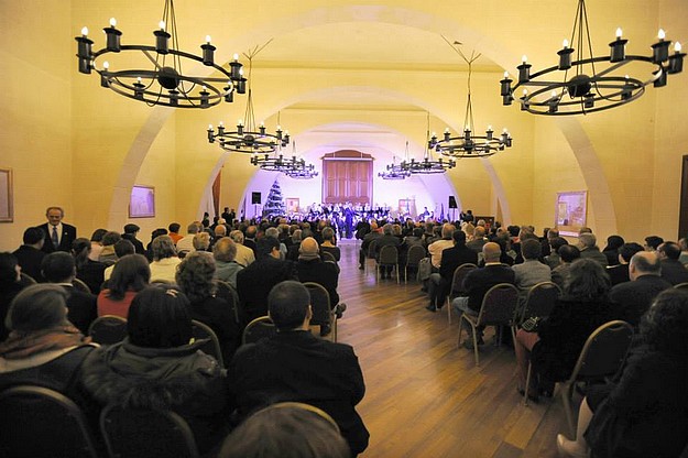 A full house for End of Year Concert by Visitation Band of Gharb