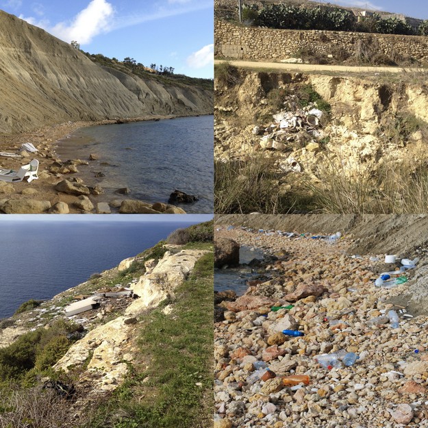 Rubbish strewn hike from Xatt L'Ahmar to Dwejra - Readers Letter