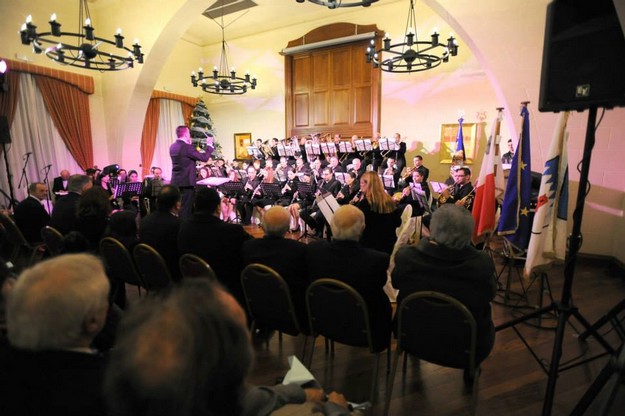 A full house for the End of Year Concert by Visitation Band of Gharb