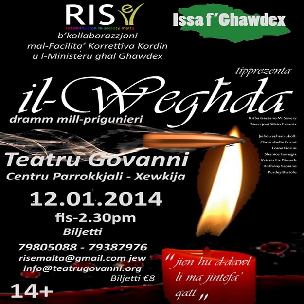 ‘Il-Weghda’ next Friday at the Teatru Govanni, Xewkija
