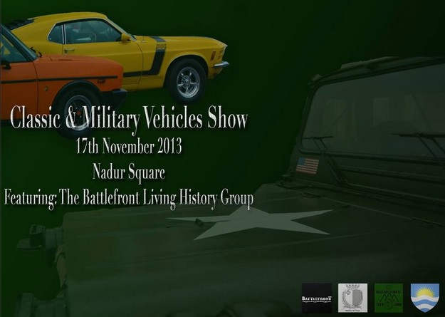 Classic & Military Vehicles Show with Battlefront Living History Group