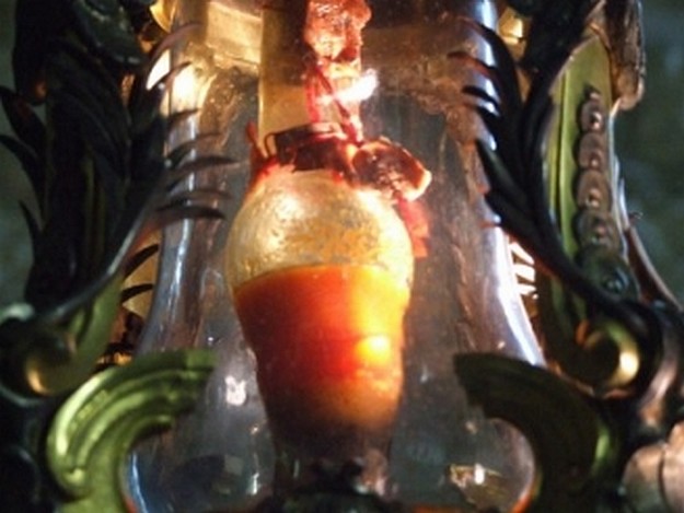 Reliquary vial of the blood of St Lawrence to be brought to Gozo