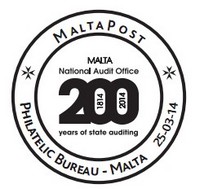 Special Hand Postmark – Malta National Audit Office