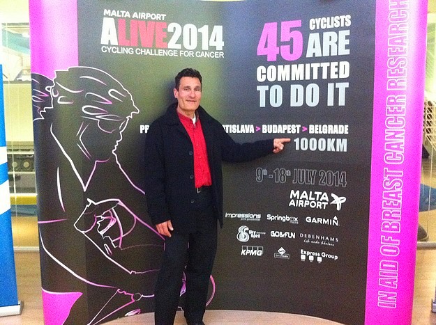 Help Louis in his efforts to raise funds for Alive 2014 Campaign