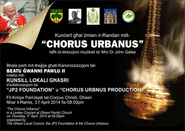 A Concert of Sacred Music with Chorus Urbanus in Ghasri