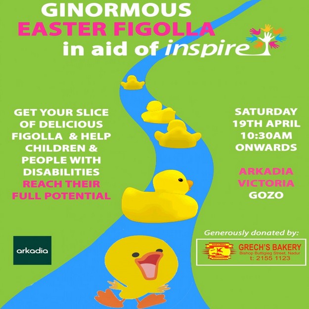 Ginormous Easter Figolla Gozo event in aid of Inspire Ginormous Easter Figolla Gozo event in aid of Inspire