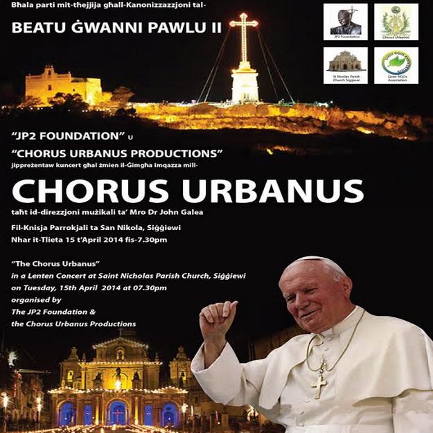 Chorus Urbanus to perform Sacred Music concert in Siggiewi