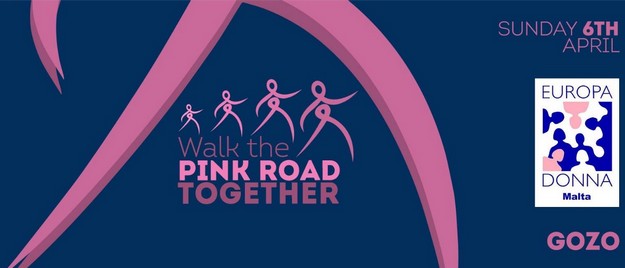 Gozo’s ‘Walk the Pink Road Together’ this coming Sunday