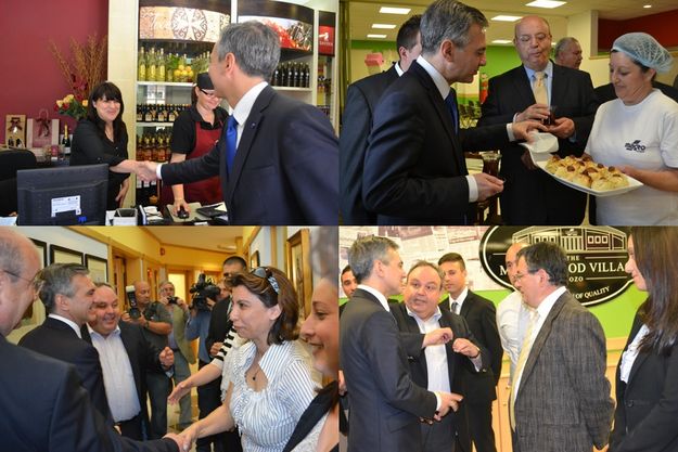 Dr Simon Busuttil pays a visit to the Magro Food Village in Xewkija