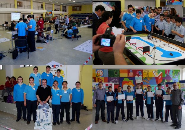 Team from Gozo College Boys’ Secondary take part in Malta Robotics Olympiad